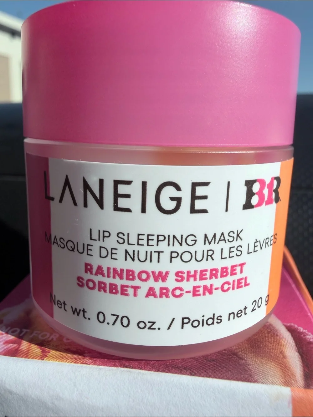 LANEIGE Limited Edition Rainbow Sherbet Lip Sleeping Mask